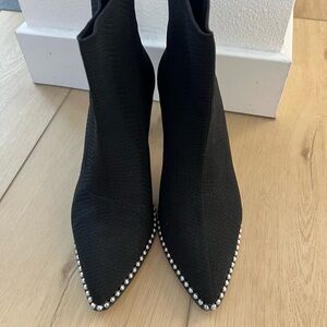 BCBGeneration Black Studded Ankle Boots